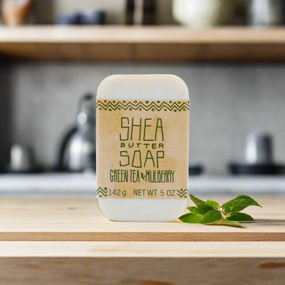 SHEA BUTTER SOAP SERIES GREEN TEA & MULBERRY 142g