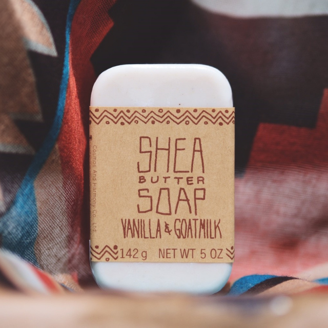 SHEA BUTTER SOAP SERIES VANILLA & GOAT MILK 142g